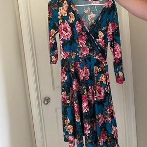 Pinkblush maternity wrap dress